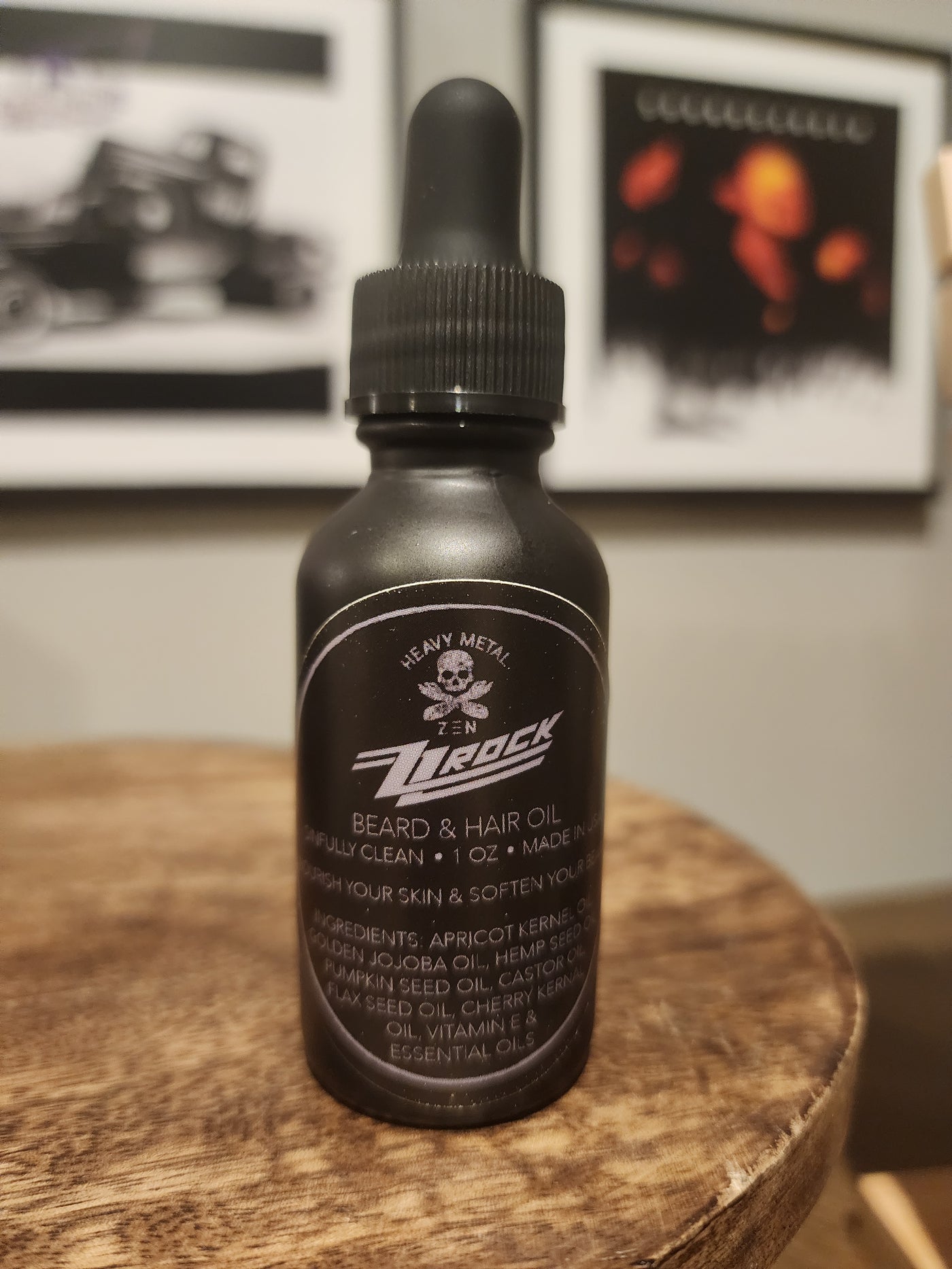 ZZ Rock Beard and Hair Oil