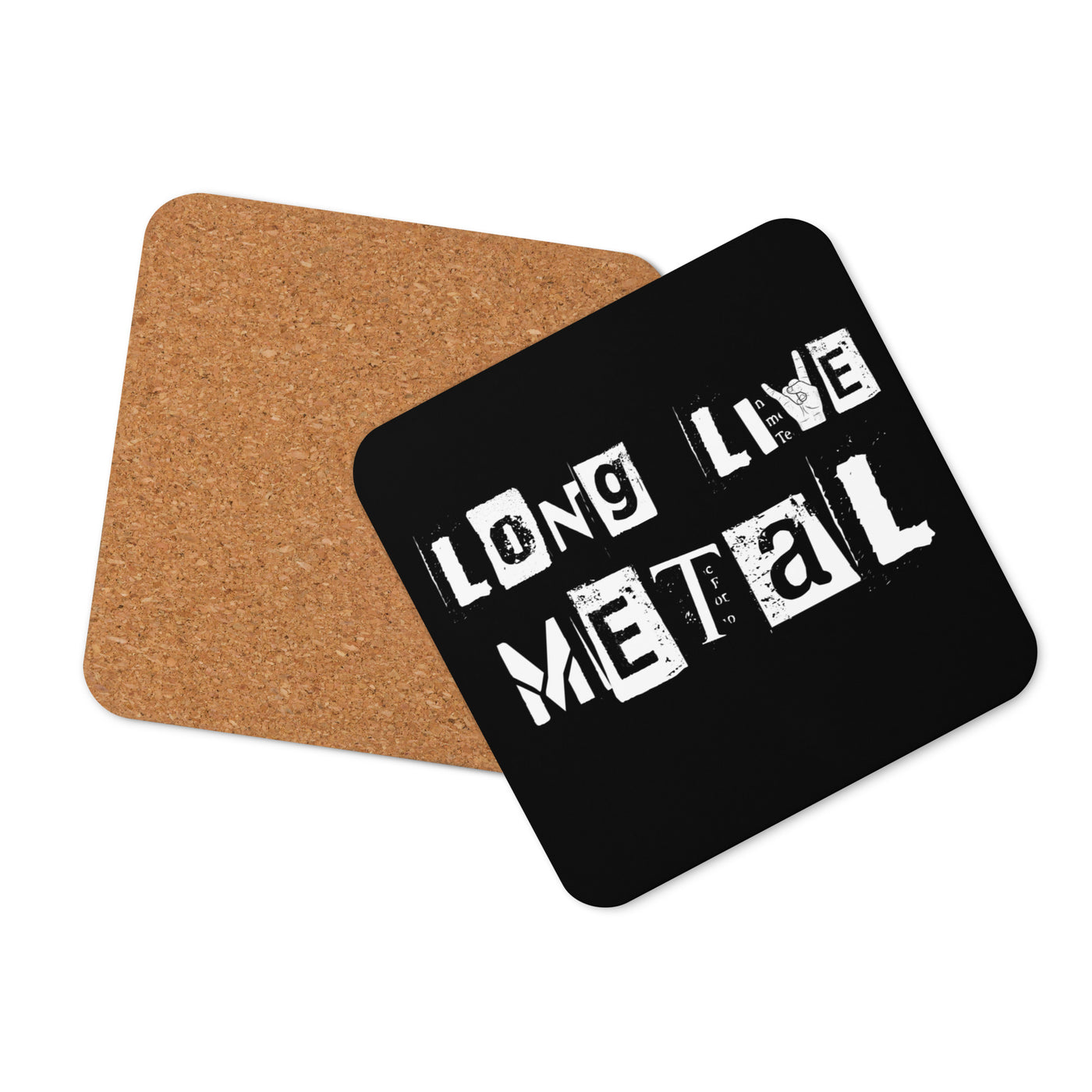 Long Live Metal Black Coaster
