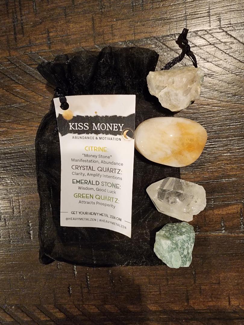 KISS Money Crystal Bundle: Abundance and Motivation