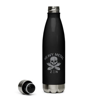 Heavy Metal Zen Black Stainless Steel Water Bottle