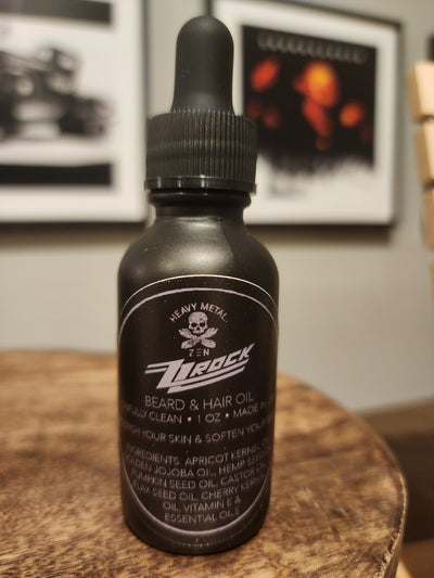 ZZ Rock Beard and Hair Oil