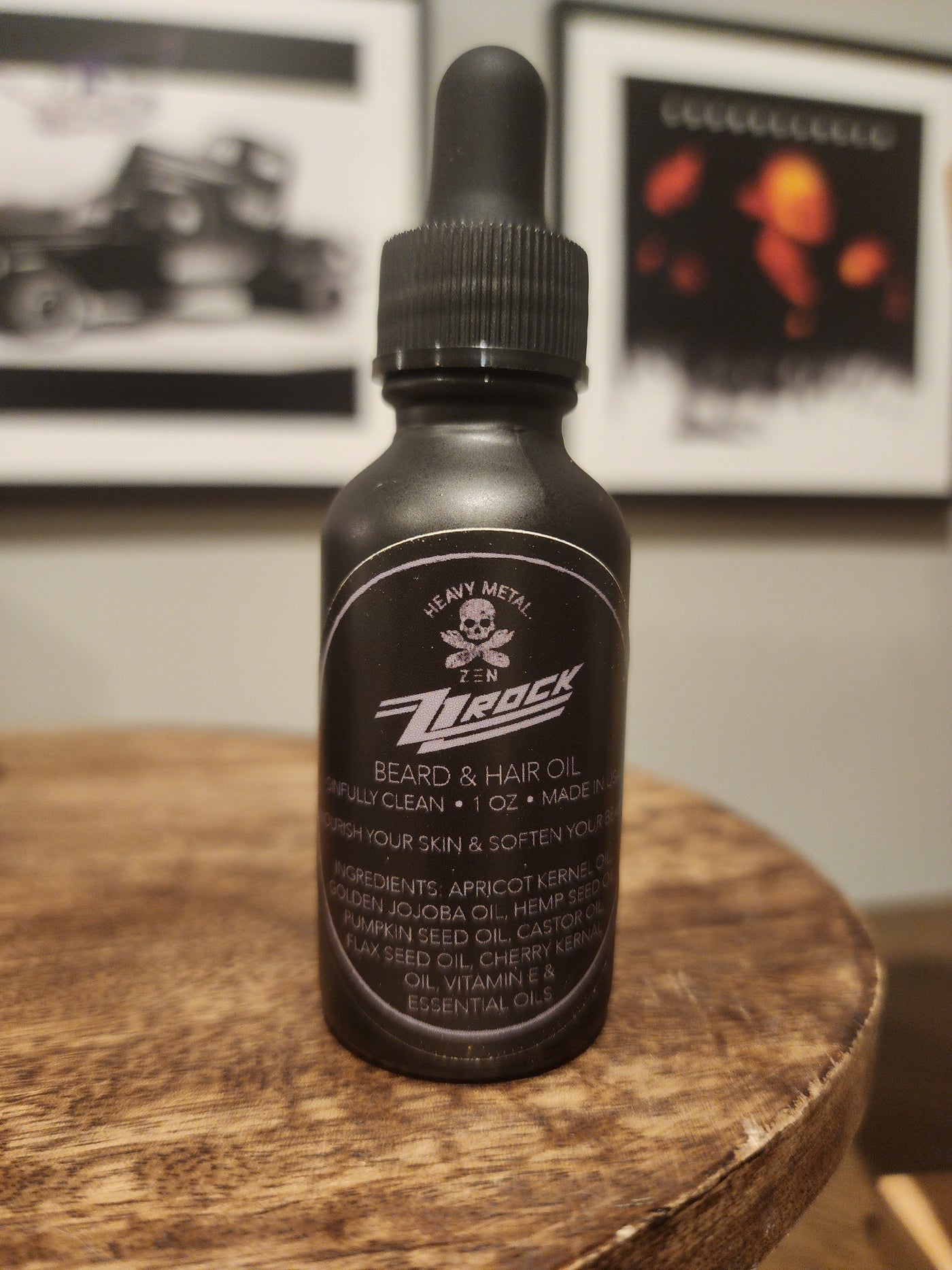 ZZ Rock Beard and Hair Oil