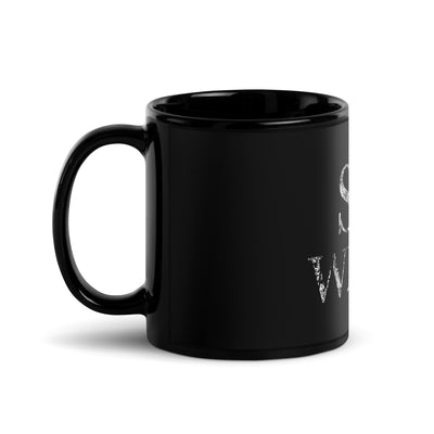 So What Black Glossy Mug