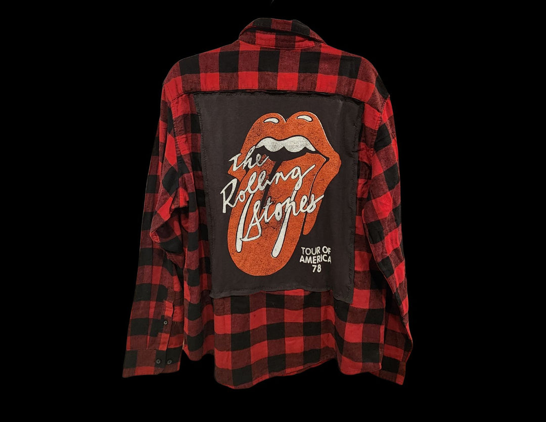 The Rolling やせ細っ Stones x WDS Flannel Shirt