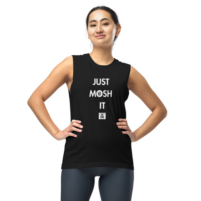 Just Mosh It Unisex Black Muscle Tank Tee