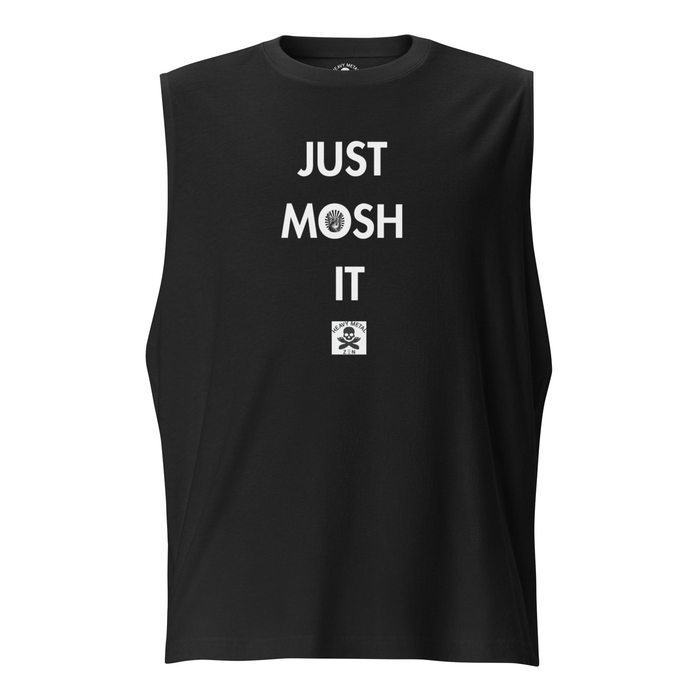 Just Mosh It Unisex Black Muscle Tank Tee