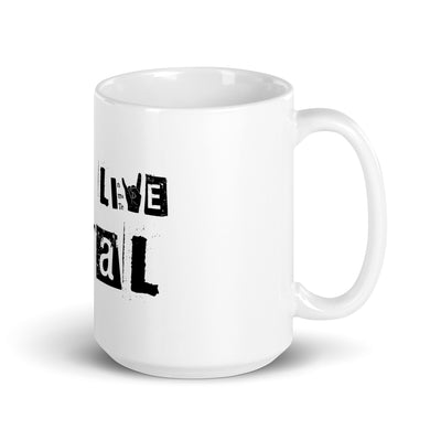 Long Live Metal White Mug